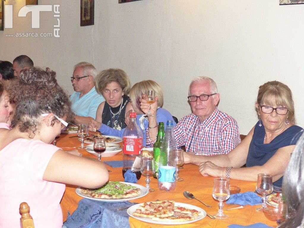 BEAUTIFUL EVENING    " PIZZA PARTY " WITH ITALIAN / ENGLISH - 21 LUGLIO 2014 RISTORANTE CHAPLIN`S 2