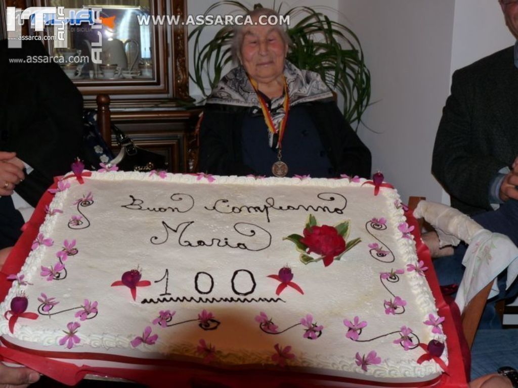 Festeggiati i 100 anni di nonna Marietta Zimbardo - Alia 24 maggio 2010, 