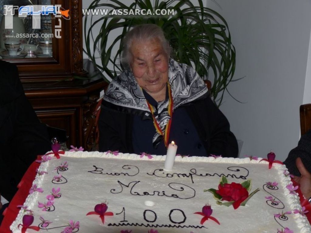 Festeggiati i 100 anni di nonna Marietta Zimbardo - Alia 24 maggio 2010, 