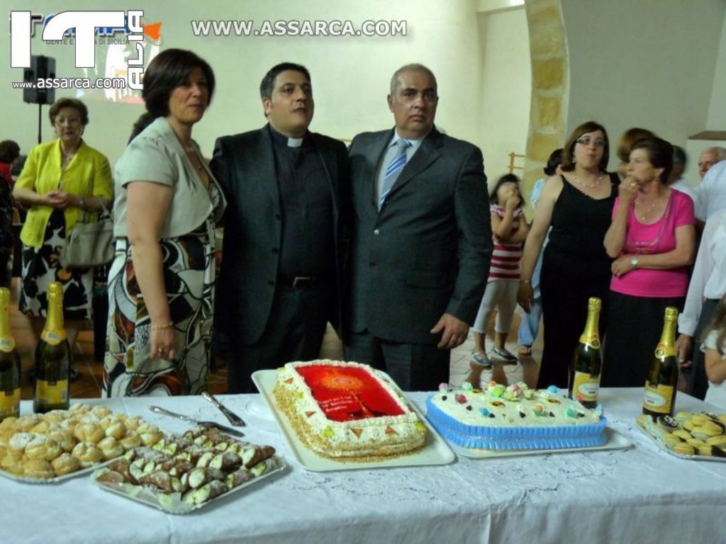 10 anniversario di sacerdozio Padre Antonino Vicari - Alia 01 luglio 2011, 