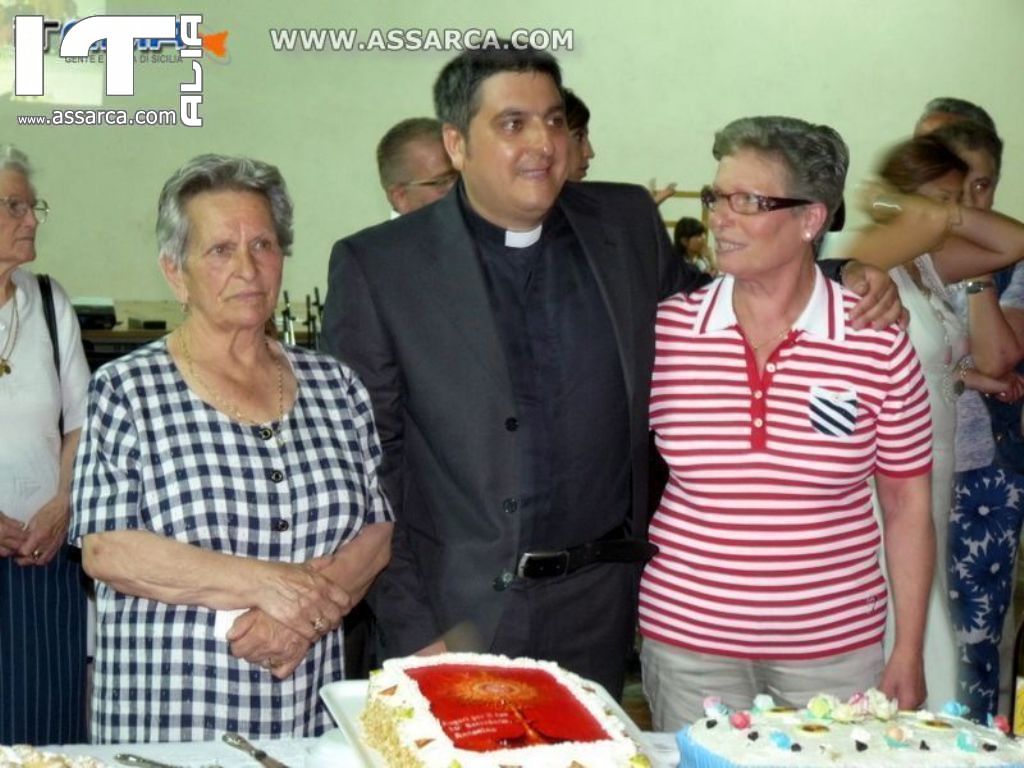 10 anniversario di sacerdozio Padre Antonino Vicari - Alia 01 luglio 2011, 