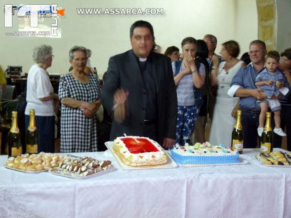 10 anniversario di sacerdozio Padre Antonino Vicari - Alia 01 luglio 2011, 