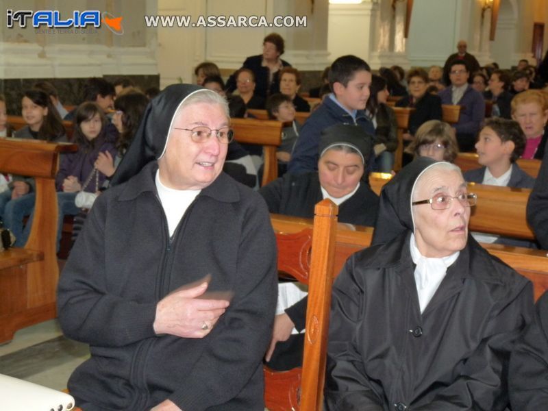 IL CINQUANTESIMO DI VITA RELIGIOSA - SUOR GAETANA GRANDI  - PARROCCHIA DI SANT`ANNA  24 OTTOBRE 2011