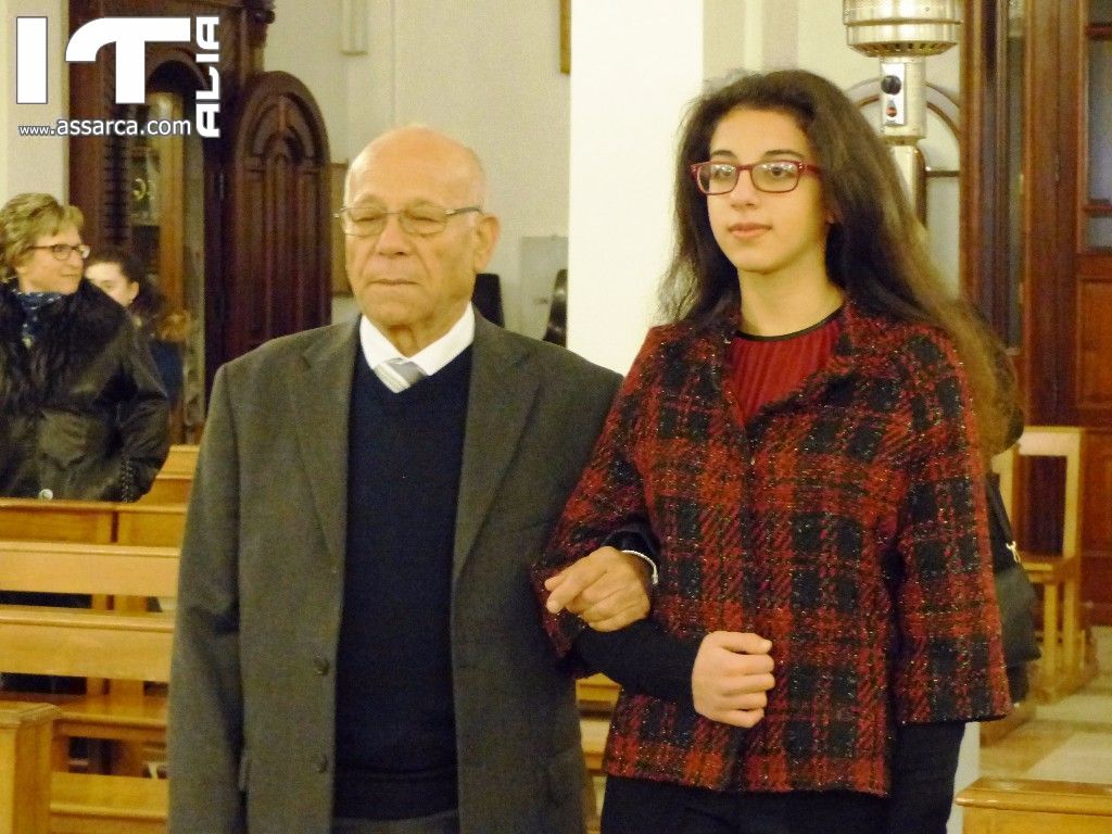 Nozze D`oro di Angelo e Girolama -  Alia Santuario Maria delle Grazie 28 /12/2016
I^ parte, 