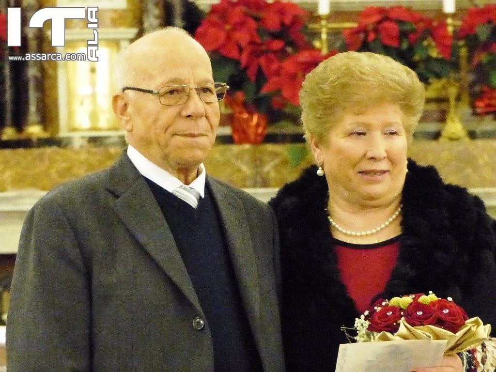 NOZZE D`ORO DI ANGELO E GIROLAMA -  ALIA SANTUARIO MARIA DELLE GRAZIE 28 /12/2016
I^ PARTE