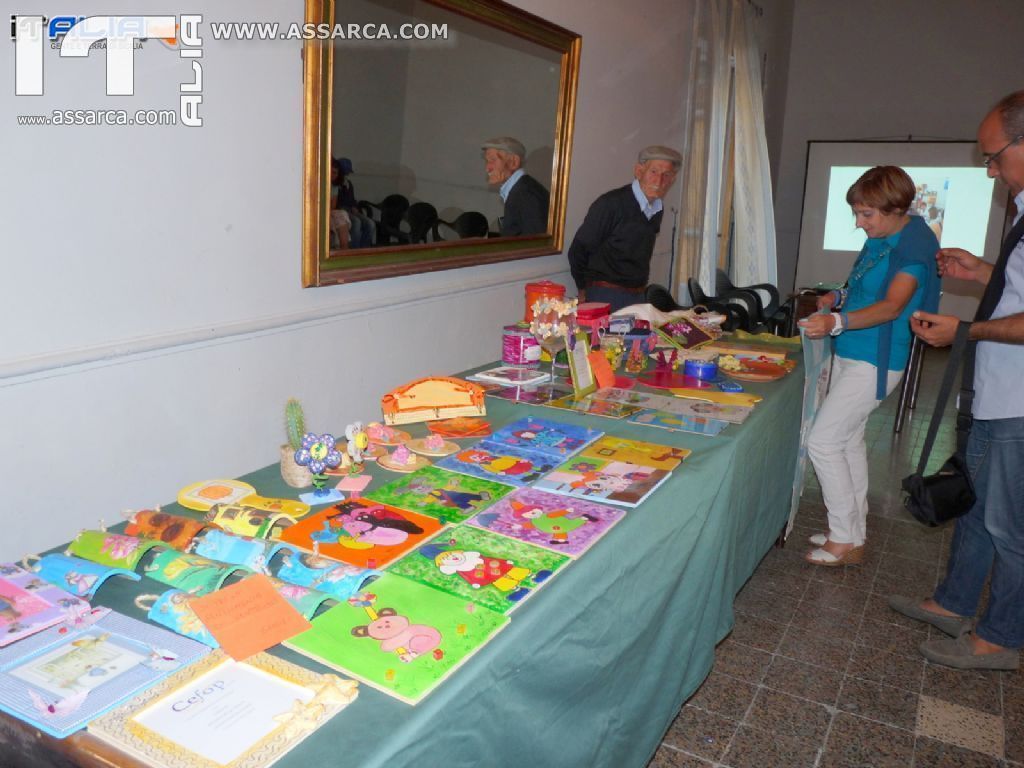 Lavoretti eseguiti dagli Allievi dei corsi di Decoratore su tessuti & Laboratorio Bricolage., 