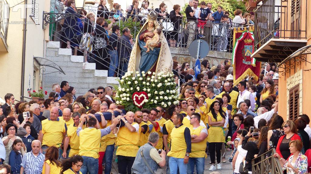 PROCESSIONE CON IL SIMULACRO DELLA MADONNA DELLE GRAZIE -  ALIA 02 LUGLIO 2017 -