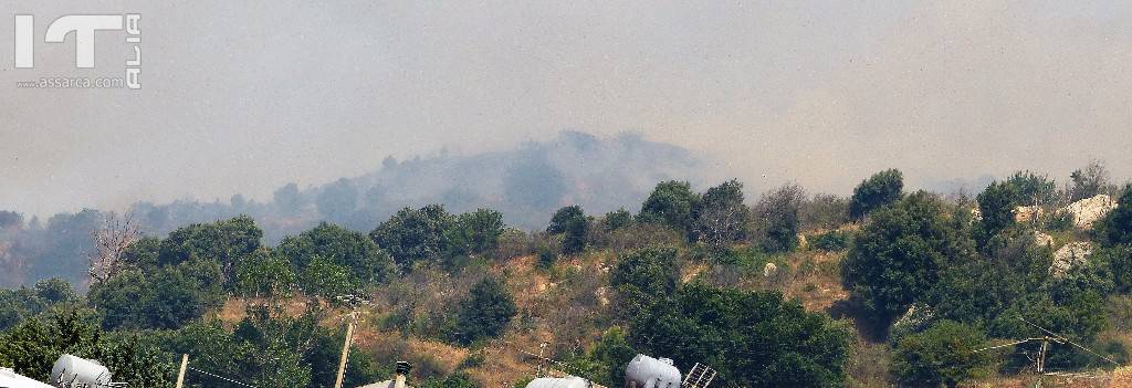  Il territorio Aliese  devastato da un incendio di vaste proporzioni., 