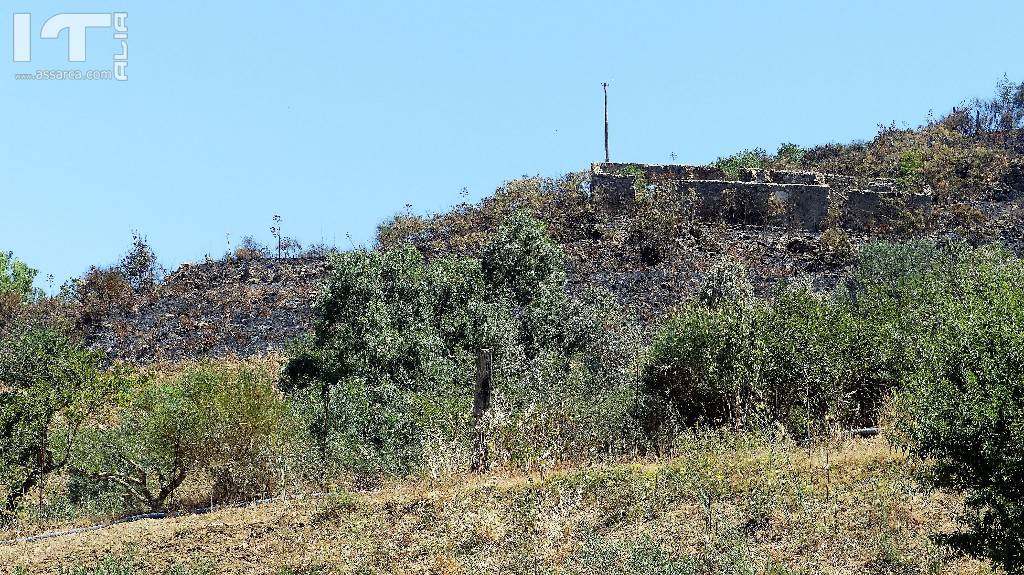  Il territorio Aliese  devastato da un incendio di vaste proporzioni., 