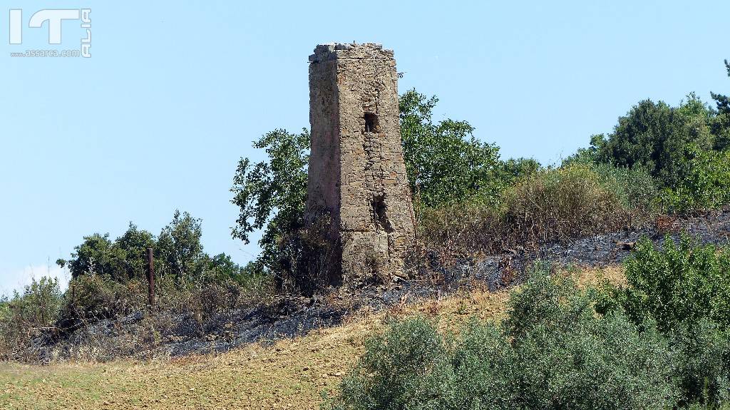  Il territorio Aliese  devastato da un incendio di vaste proporzioni., 