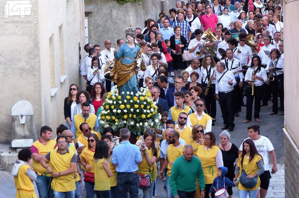 Immagini della Processione di Santa Rosalia, 