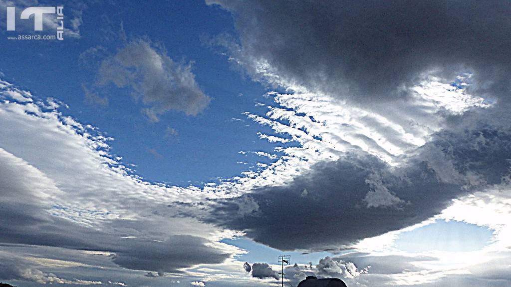 Guarda che cielo !   -  Le nuvole di Domenica 26 Novembre 2017, 