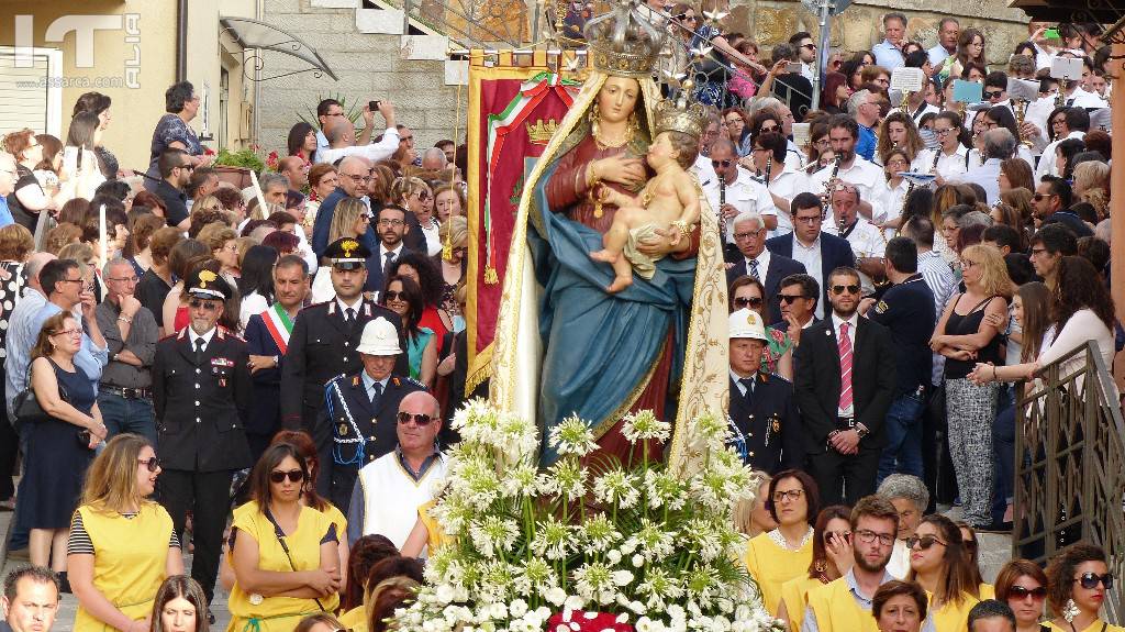 PROCESSIONE CON IL SIMULACRO DELLA MADONNA DELLE GRAZIE - ALIA 02 LUGLIO 2018