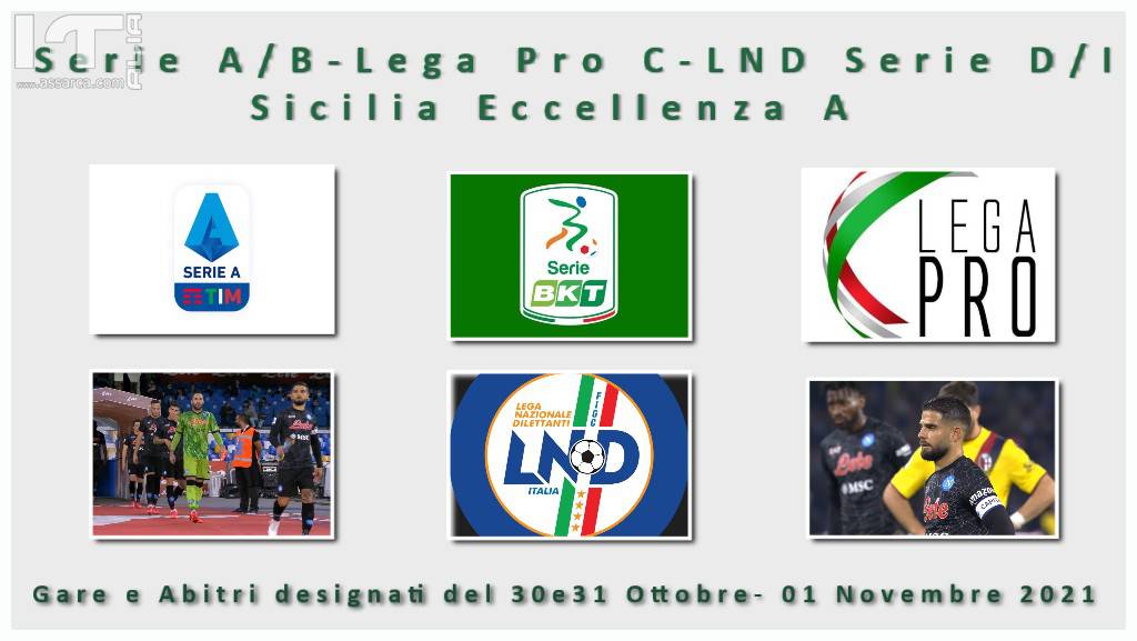 SERIE A -SERIE B -  LEGA PRO C - SERIE D - LND/CR Sicilia  ECCELLENZA - A, 