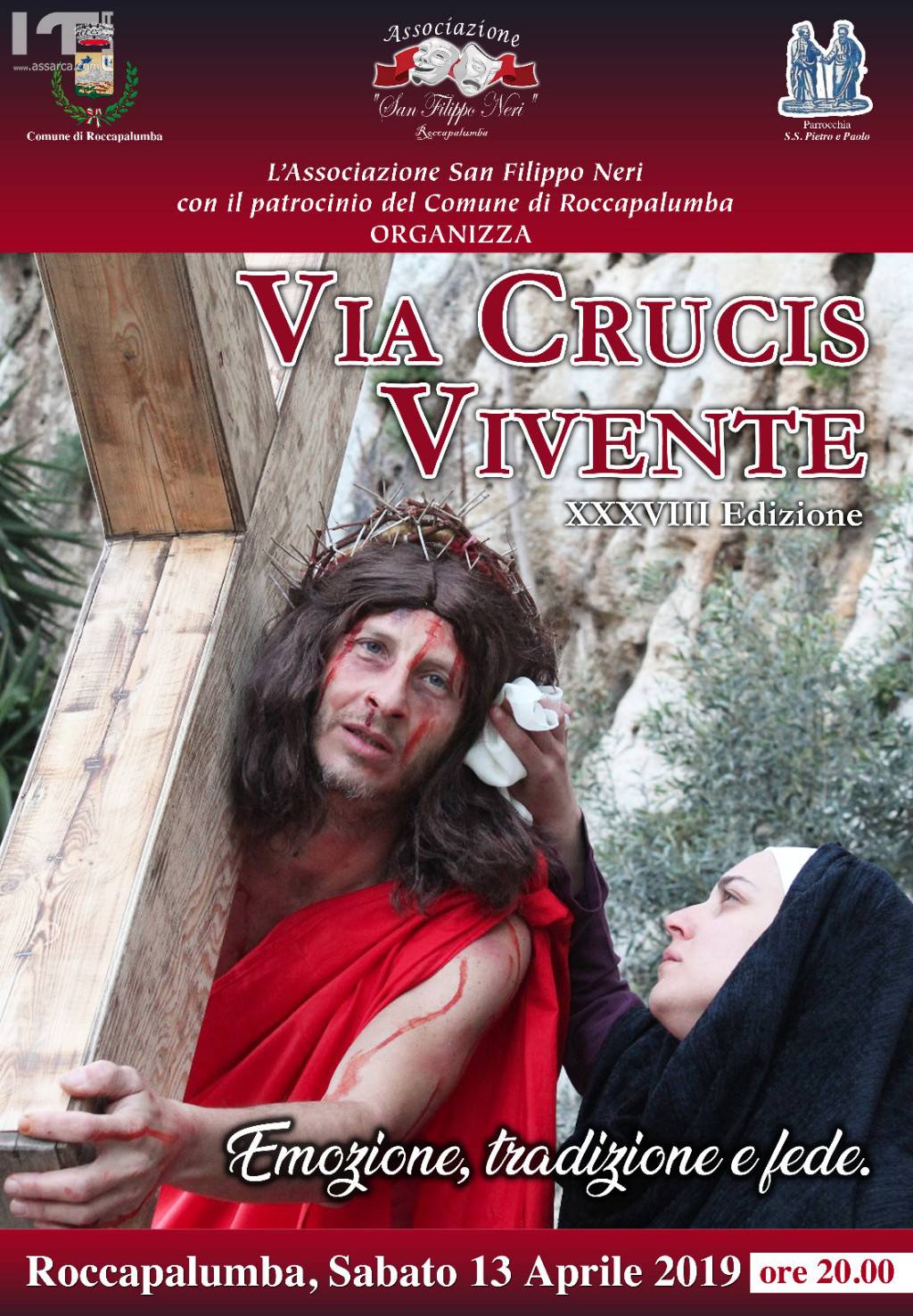 VIA CRUCIS VIVENTE A ROCCAPALUMBA