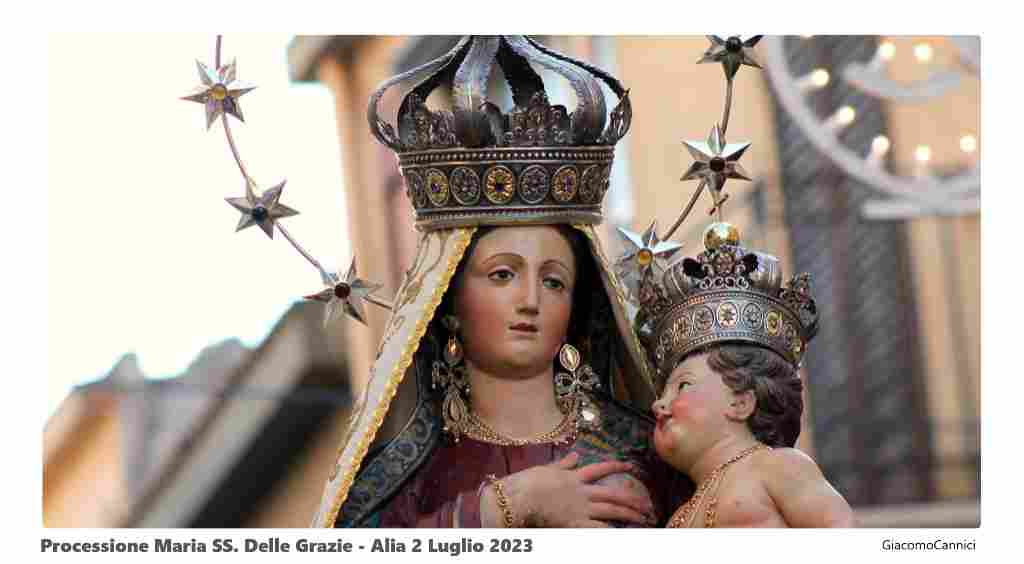 Processione Madonna Delle Grazie - Alia 2 Luglio 2023  (foto)