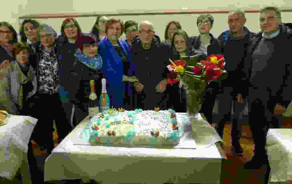 Momenti di allegria e di festa in occasione del 90� compleanno di Mons. Antonino Disclafani.
Sala Parrocchiale 19 Maggio 2023