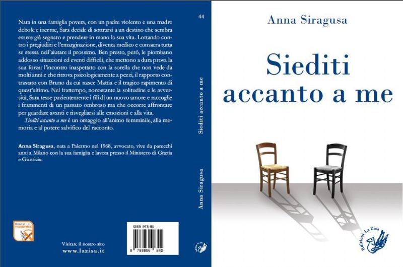 Presentato a Milano il libro di Anna Siragusa dal titolo " Siediti accanto a me.