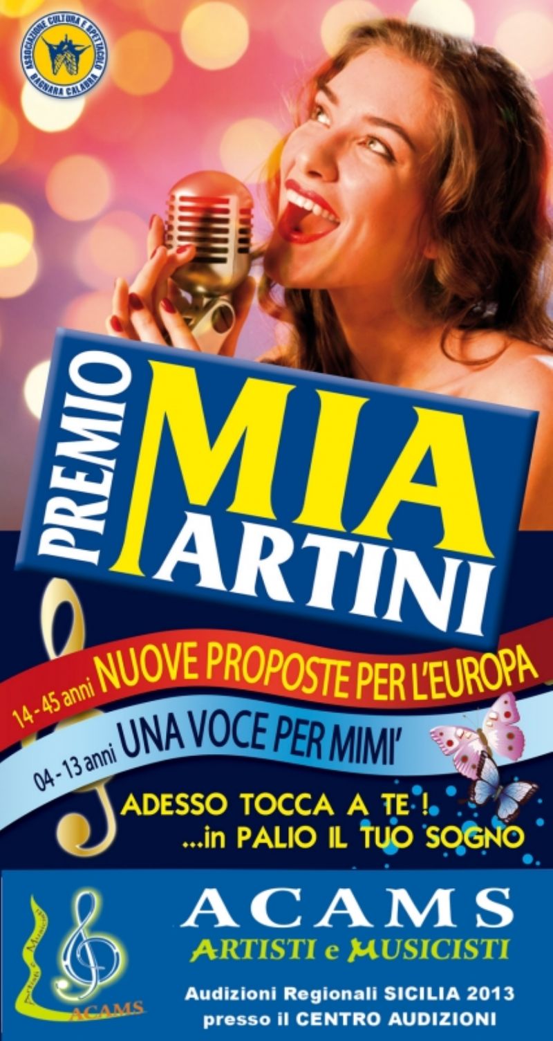 Selezioni e Audizioni Premio Mia Martini 2013 SICILIA