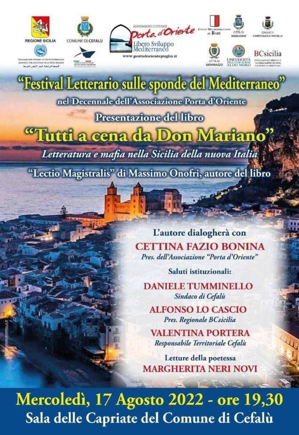 Cefal, Festival Letterario sulle sponde del  Mediterraneo