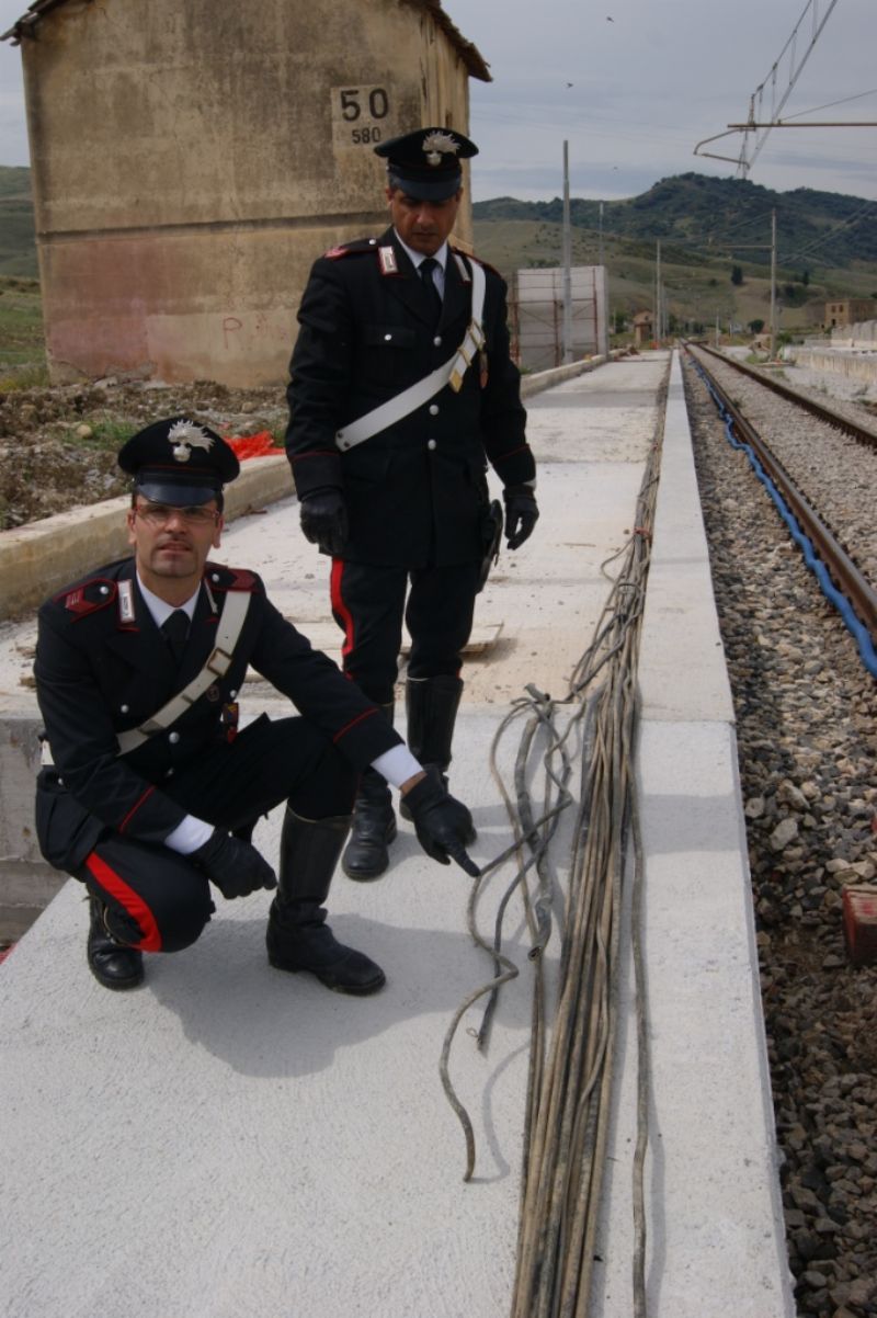 Termini Imerese- Furto di rame - arrestati dai Carabinieri
