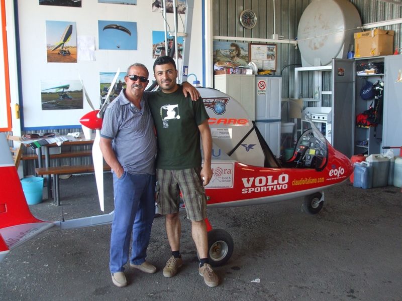 NO STOP FLYING SICILIA-MILANO. IL PILOTA CLAUDIO ITALIANO PUNTA  AL GUINNESS WORLD RECORD