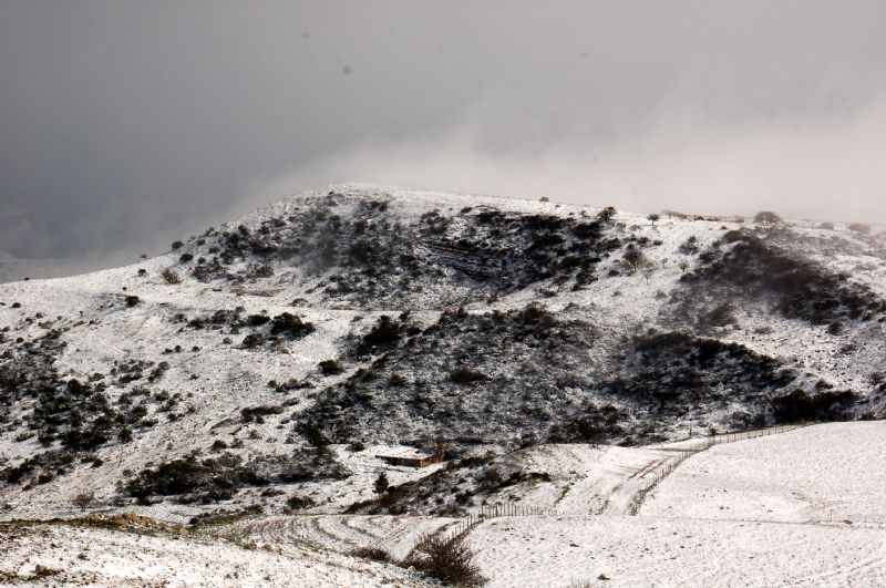 Arriva l?aria artica : la neve imbianca le Madonie e i Monti Sicani
