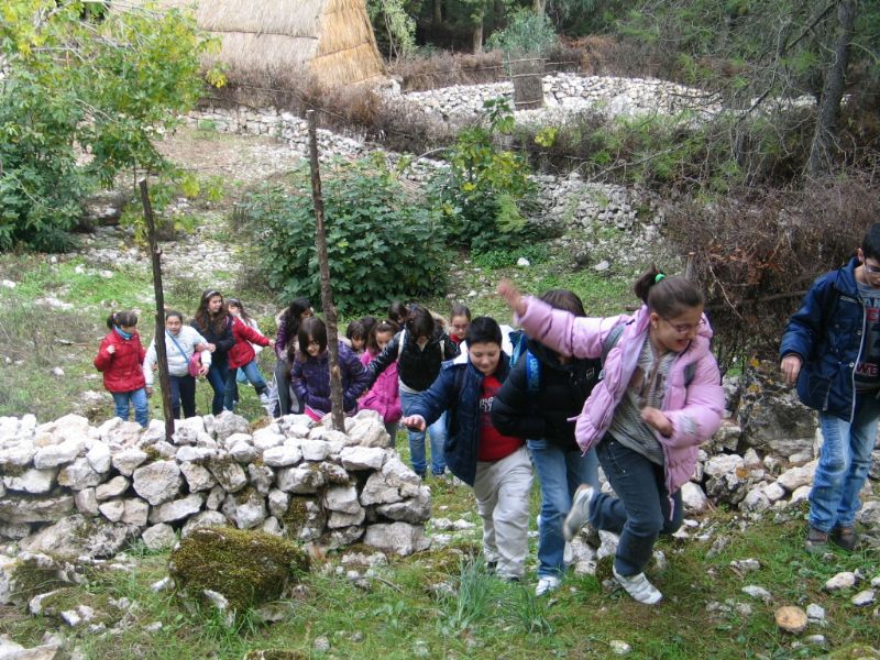 CASTRONOVO DI SICILIA (PA) - Alunni della scuola alla scoperta del bosco della zona ?Comuni?