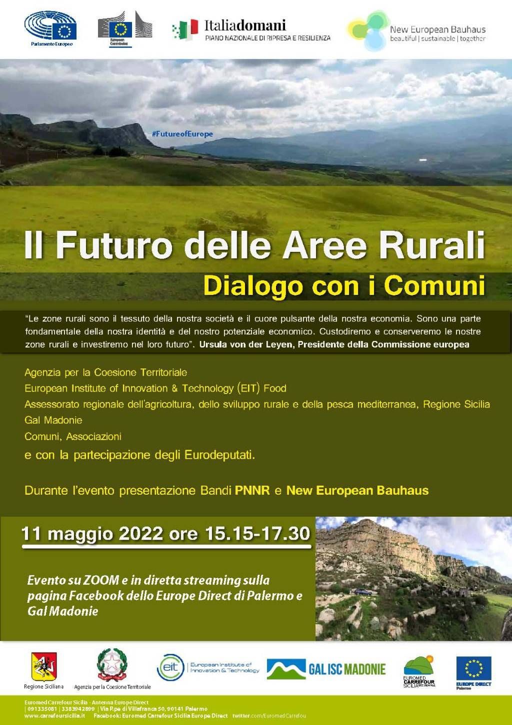 Il Futuro delle Aree Rurali. Opportunità ed iniziative europee - Dialogo con i Comuni