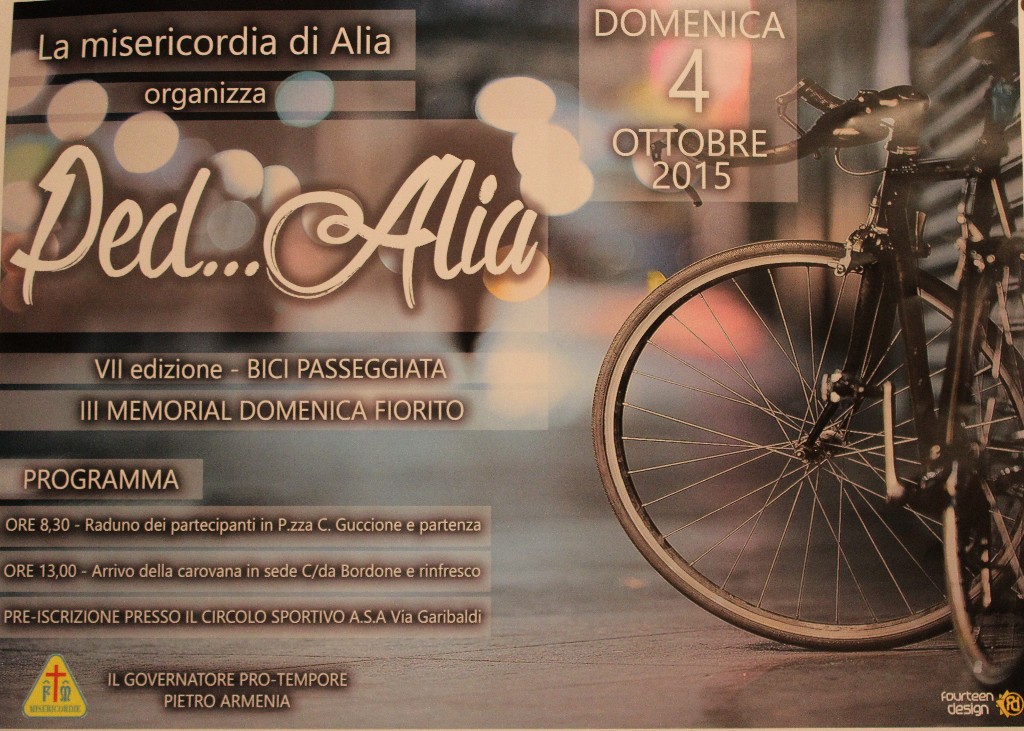 PED ALIA VII EDIZIONE,   Domenica 4 Ottobre 2015