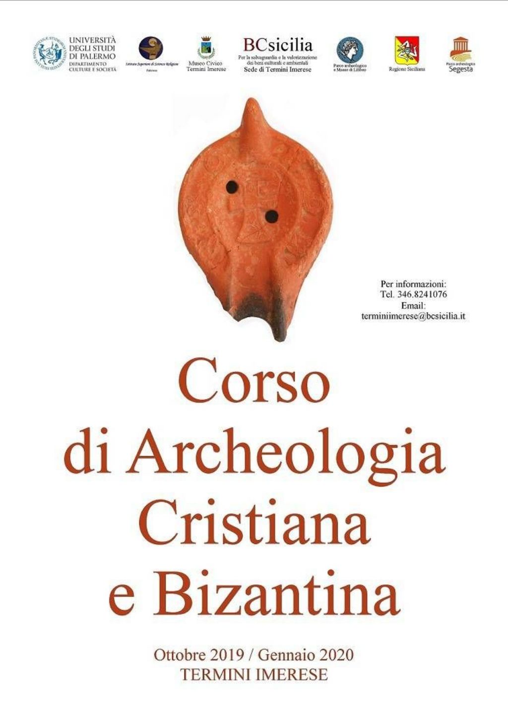 BC SICILIA TERMINI IMERESE, CORSO DI ARCHEOLOGIA CRISTIANA E BIZANTINA