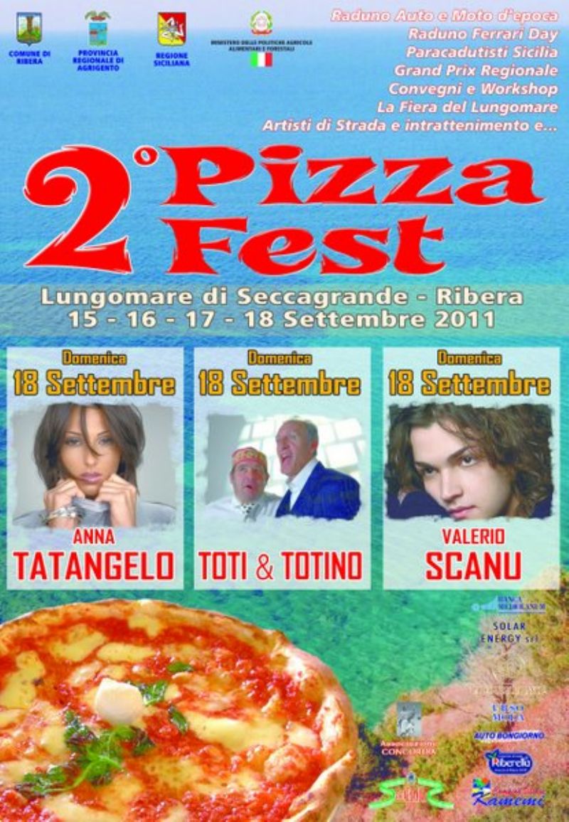 RIBERA (AG) - Pizza Fest: si prepara la 2° edizione.
