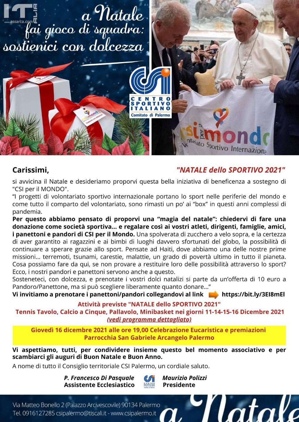 Natale dello Sportivo 2021