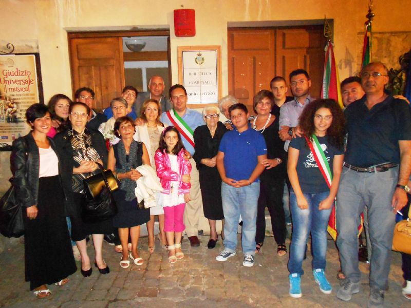 GANGI (PA) - INTITOLATA BIBLIOTECA COMUNALE A SANTO FERRARO
