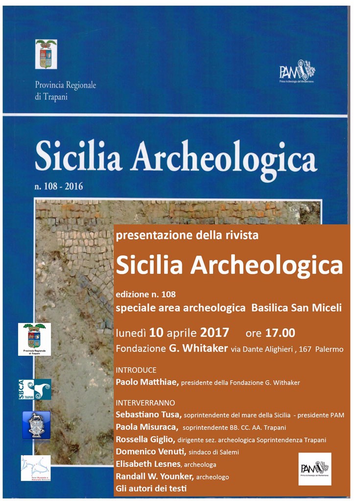 Presentazione della rivista Sicilia Archeologica