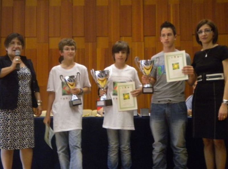 TERMINI IMERESE (PA) : L`alunno Luca Scibetta vince la finale regionale dei Giochi Matematici