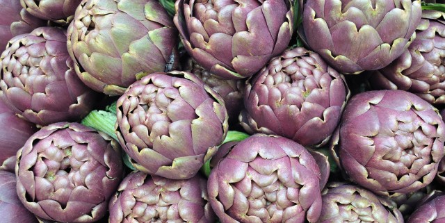 È violetto ed è un carciofo viene festeggiato a Ramacca