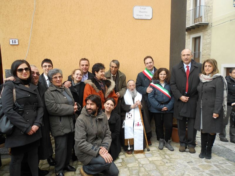 GANGI, CERIMONIA INTITOLAZIONE LARGO MAURO PATTI