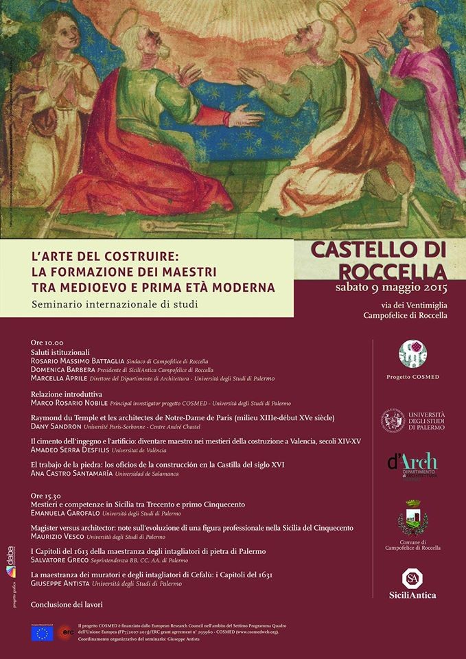 Al Castello di Roccella il seminario internazionale " L`Arte del costruire. La formazione dei maestri tra Medioevo e Prima et moderna"