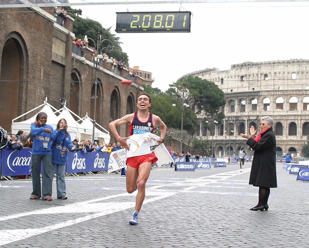 Alberico Di Cecco alla 1 edizione della Maratona di Sicilia