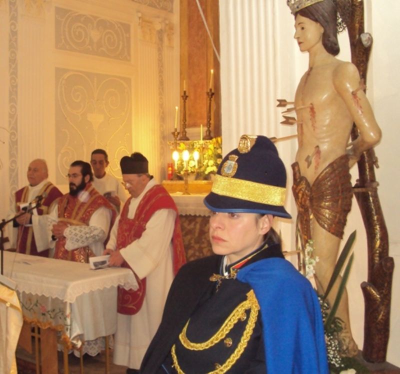 CAMMARATA (AG) :FESTA DI SAN SEBASTIANO PATRONO DEI VIGILI URBANI