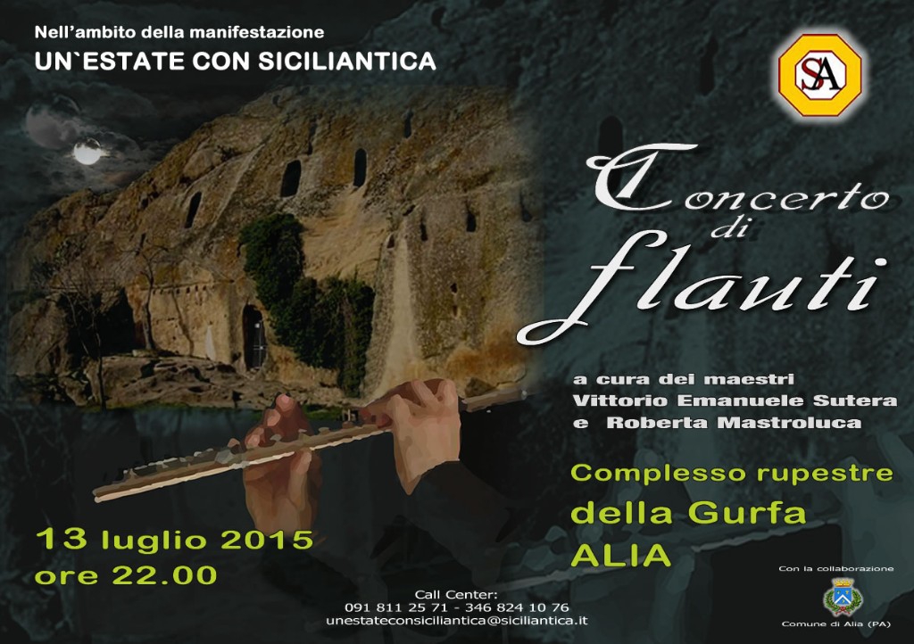 CONCERTO DI FLAUTI ALLE THOLOS DELLA GURFA