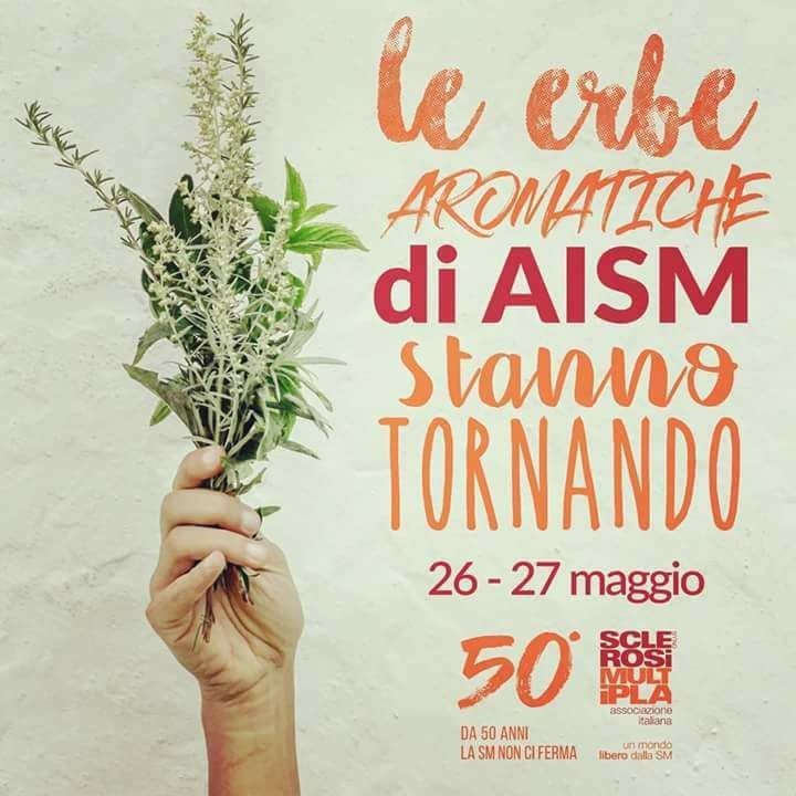 PALERMO 26 e 27 MAGGIO 2018, LE ERBE AROMATICHE DI AISM STANNO TORNANDO