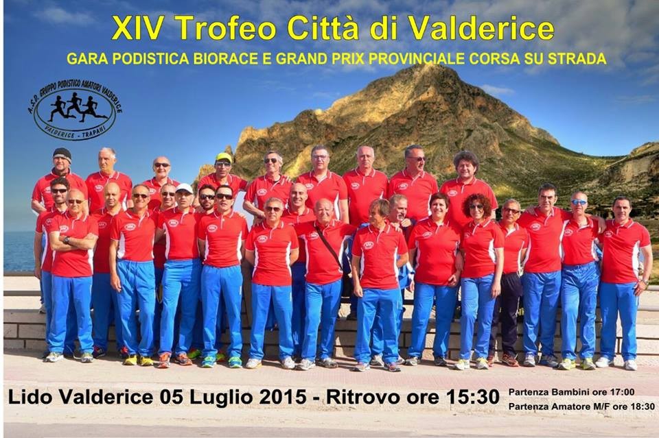 A Lido Valderice pomeriggio di festa,  si corre il XIV Trofeo Podistico Citt di Valderice prova ufficiale del BIORACE