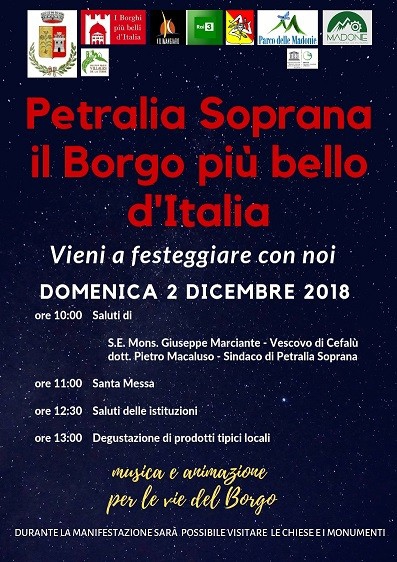 Petralia Soprana borgo più bello d’Italia. Domenica si festeggia la vittoria