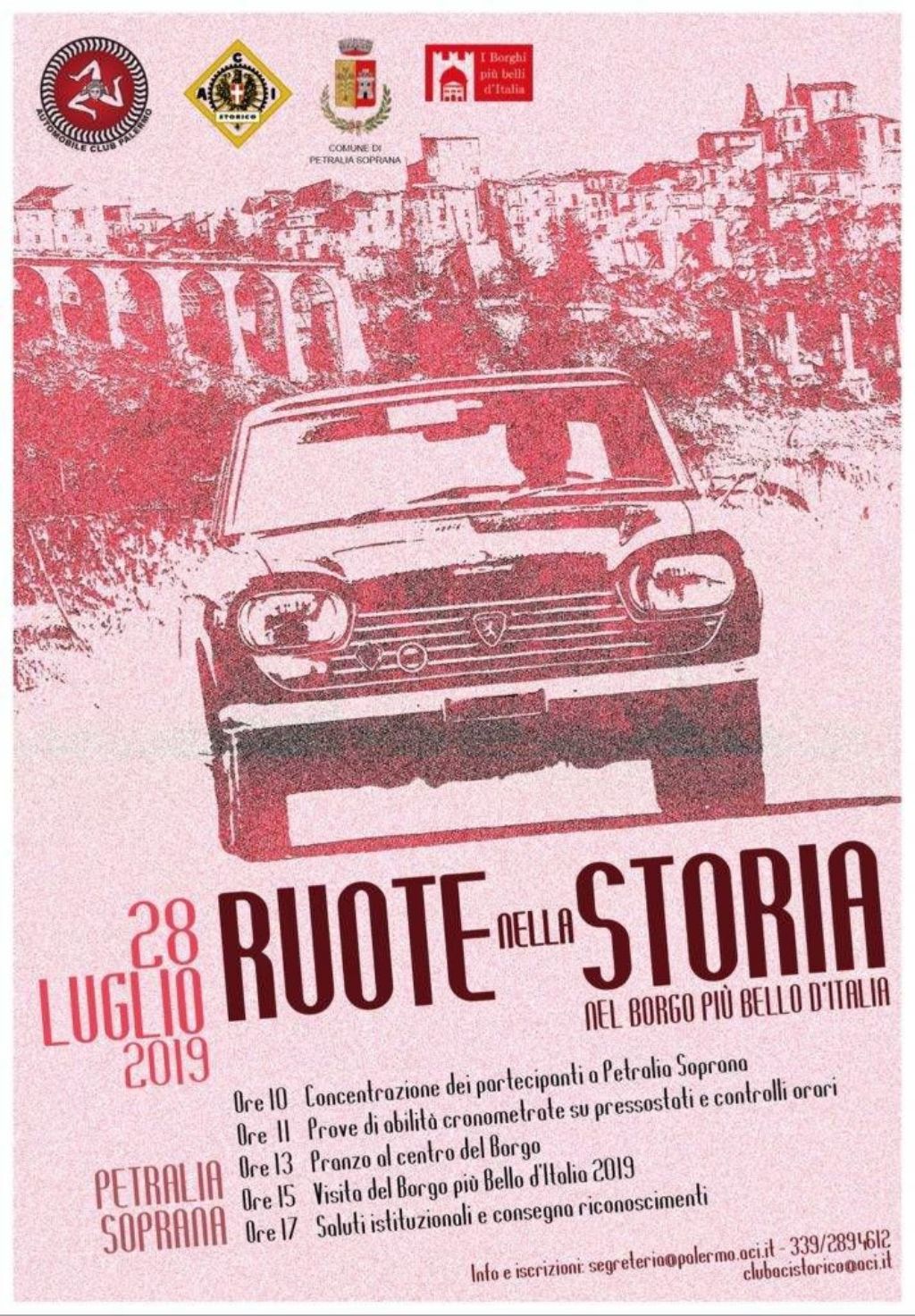Ruote nella Storia arriva in Sicilia