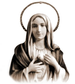 Reliquiario con lacrime della Madonna ad Alia.