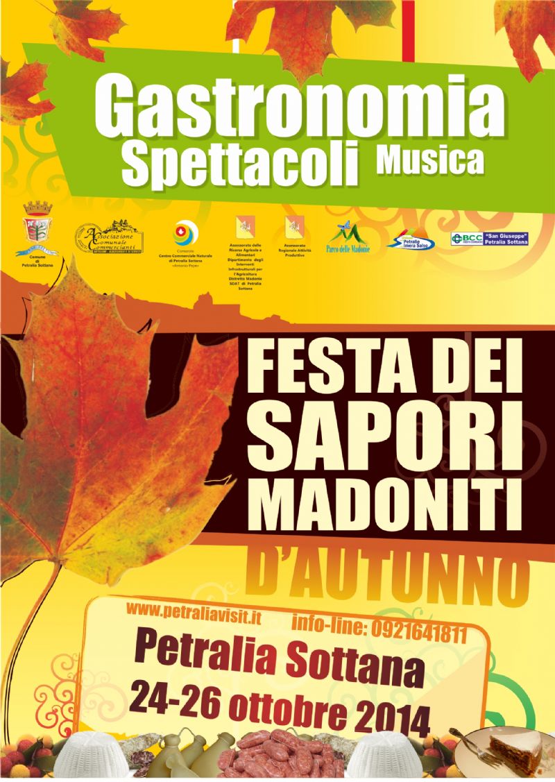 PETRALIA SOPRANA - Festa dei sapori madoniti dautunno, Petralia Sottana celebra gastronomia e cultura locali dal 23 al 26 ottobre