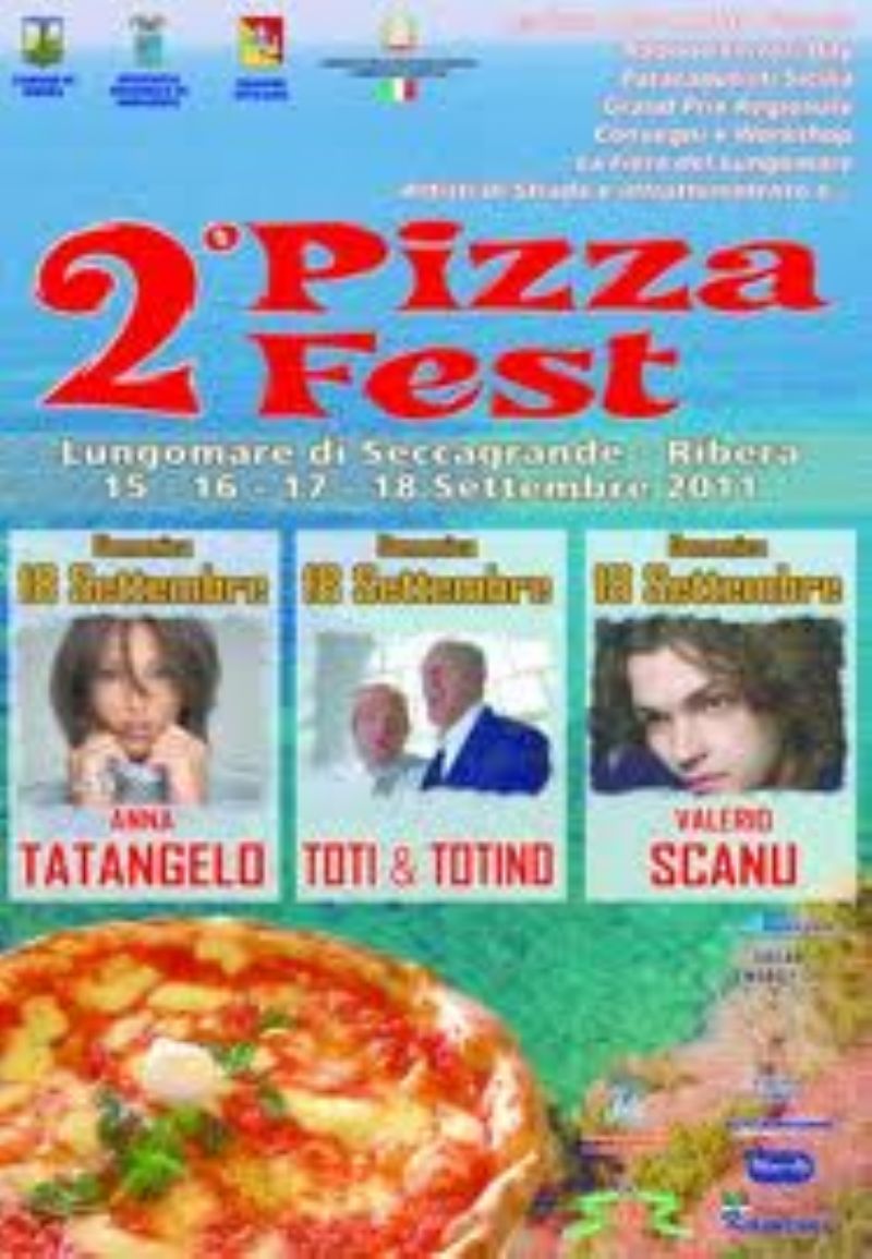 RIBERA (AG) - "Pizza Fest" oggi l`inaugurazione con Anna Tatangelo 
