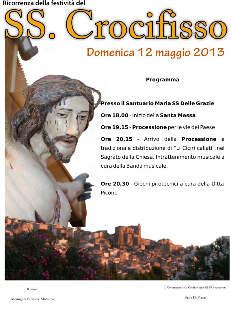 ALIA (PA) - RICORRENZA DELLA FESTIVITA` DEL SS.CROCIFISSO